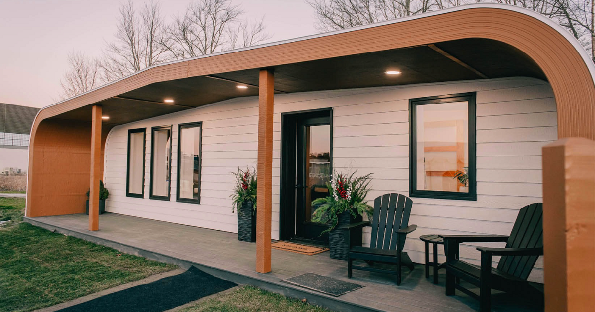 BioHome3D: la primera casa de base biológica del mundo impresa en 3D y construida en 12 horas BioHome3D: la primera casa de base biológica del mundo impresa en 3D y construida en 12 horas