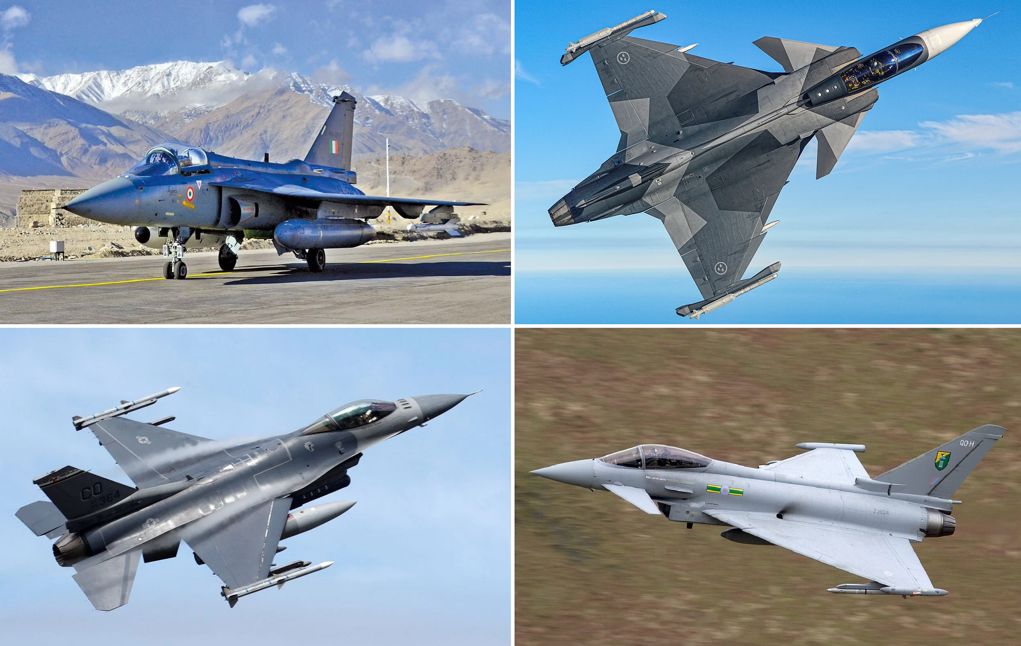 Colombia considera los cazas F-16 Fighting Falcon, Eurofighter Typhoon, Gripen-E y Tejas Mk1 para sustituir a los antiguos aviones IAI Kfir Colombia considera los cazas F-16 Fighting Falcon, Eurofighter Typhoon, Gripen-E y Tejas Mk1 para sustituir a los antiguos aviones IAI Kfir