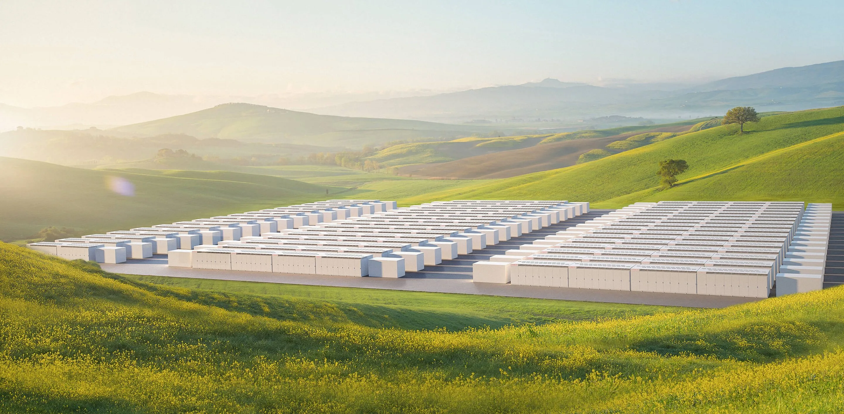 El paquete de baterías Megapack de Tesla se quemó por completo en California El paquete de baterías Megapack de Tesla se quemó por completo en California