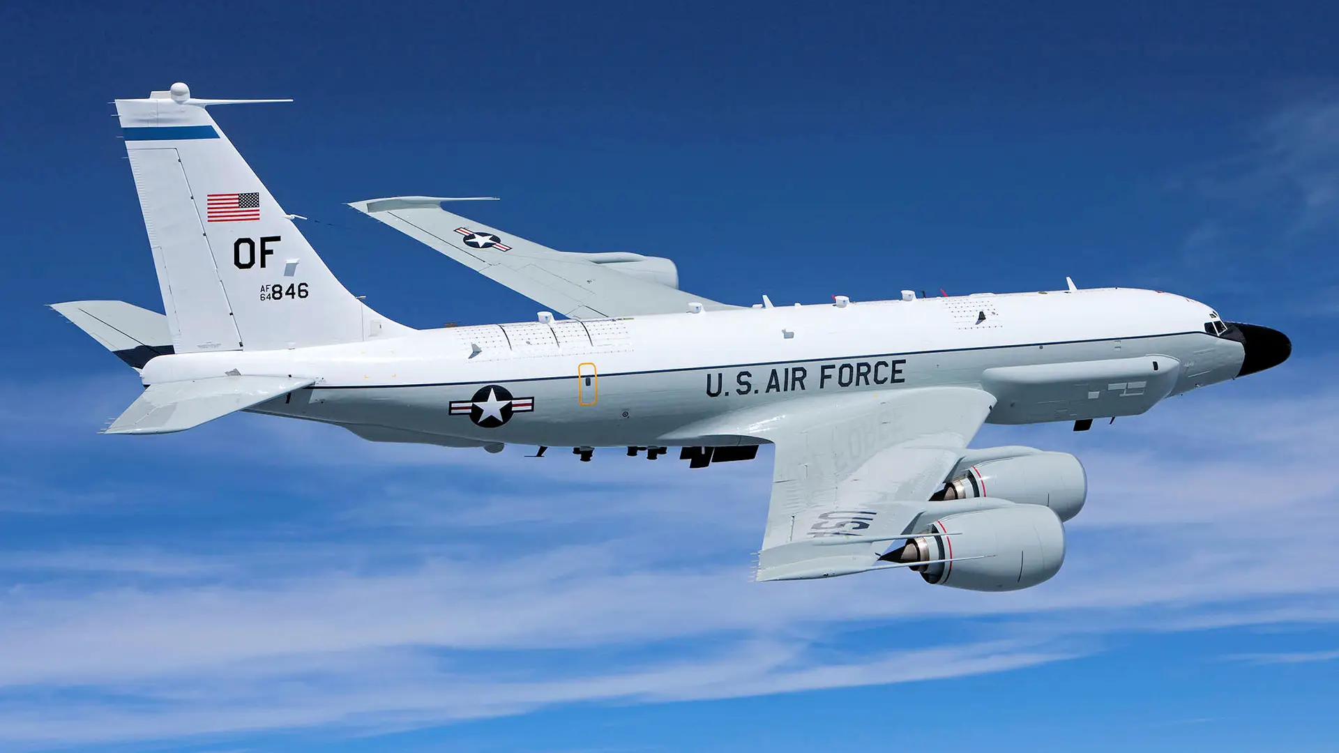 El RC-135V/W Rivet Joint realiza una misión sin precedentes en Europa: un avión estratégico estadounidense vuela a lo largo de la frontera entre Finlandia y Rusia El RC-135V/W Rivet Joint realiza una misión sin precedentes en Europa: un avión estratégico estadounidense vuela a lo largo de la frontera entre Finlandia y Rusia