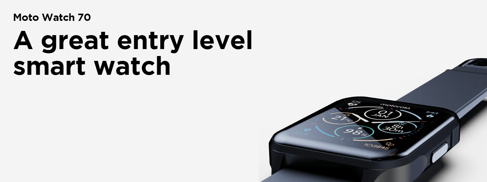Motorola anuncia el smartwatch Moto Watch 70 con protección IP67 y sensor de temperatura Motorola anuncia el smartwatch Moto Watch 70 con protección IP67 y sensor de temperatura