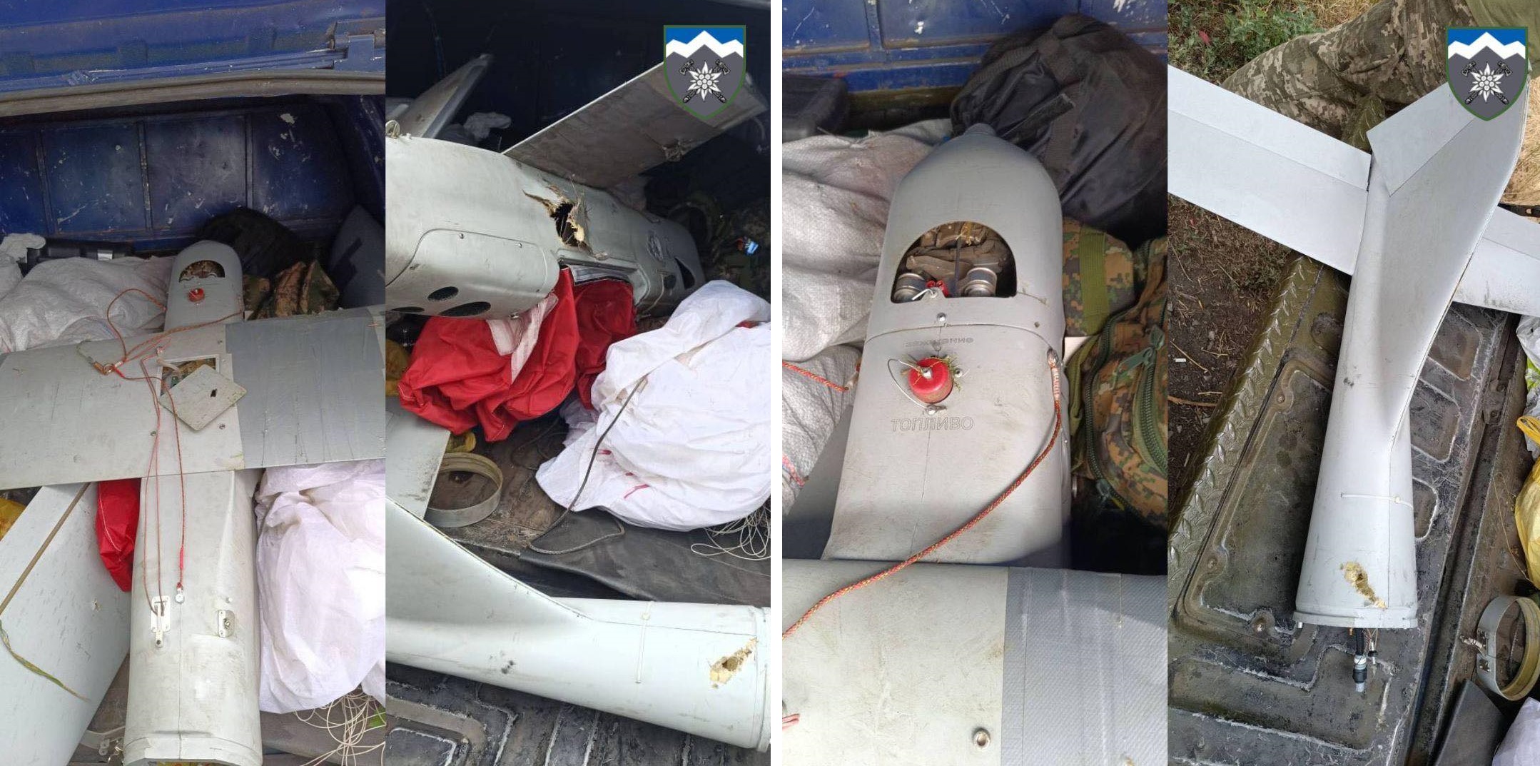 Los guerreros de las Fuerzas Armadas de Ucrania derribaron un dron de reconocimiento ruso con una botella en lugar de un lado de combustible Los guerreros de las Fuerzas Armadas de Ucrania derribaron un dron de reconocimiento ruso con una botella en lugar de un lado de combustible