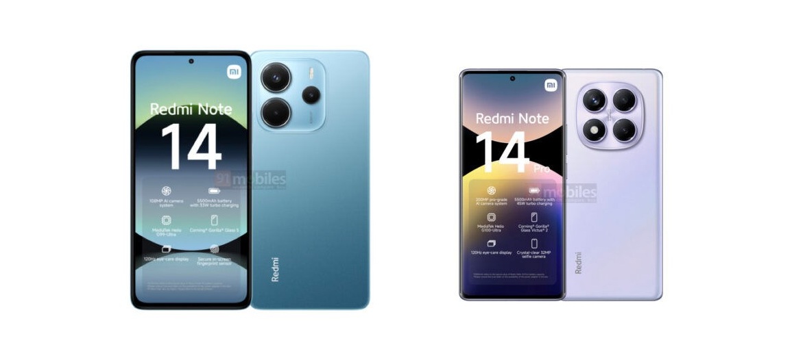 Los renders oficiales del Redmi Note 14 4G y su versión Pro son impresionantes Un vistazo al futuro: renders de los nuevos Redmi Note 14 4G y Redmi Note 14 Pro 4G