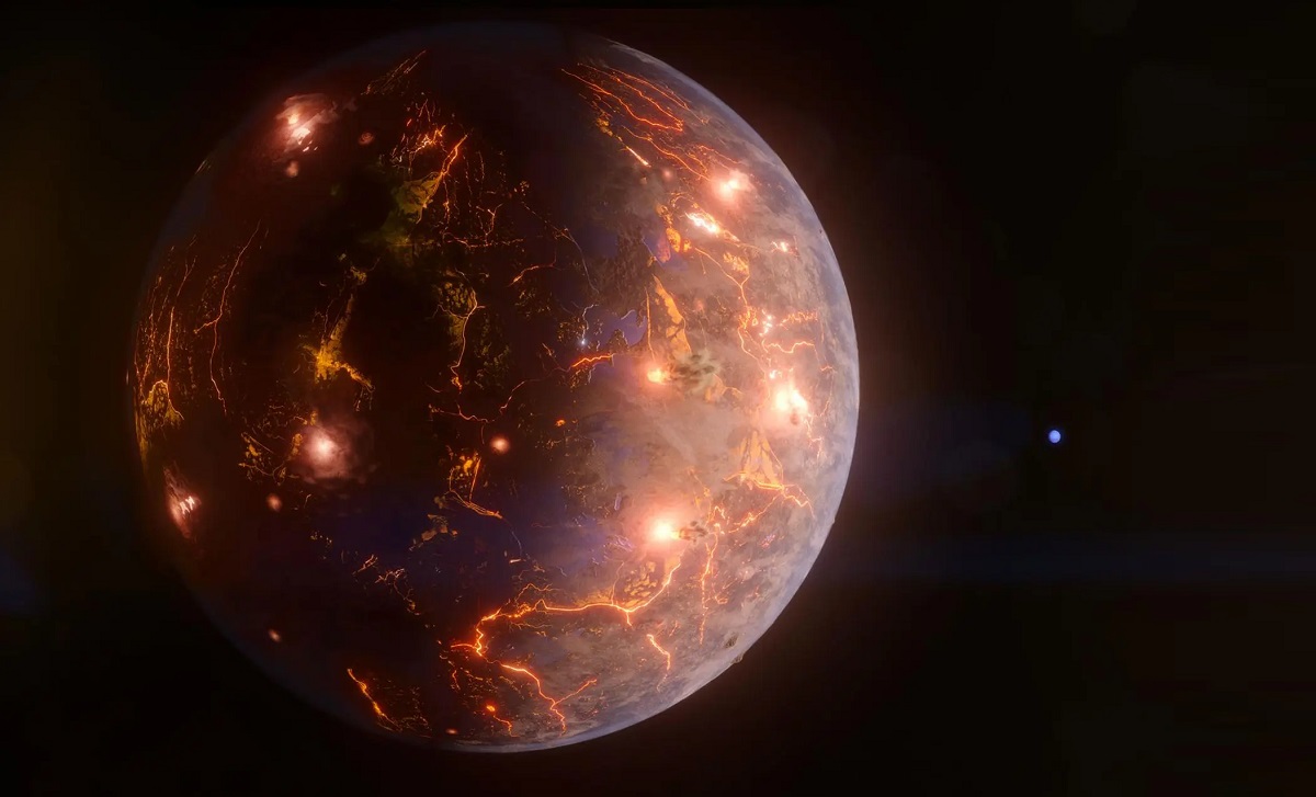 Los telescopios TESS y Spitzer descubren un planeta volcánico deformante en el que podría haber vida