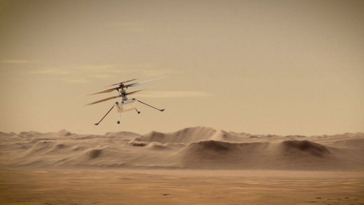 El ingenio bate un nuevo récord de altitud en su 50º vuelo sobre la superficie de Marte El ingenio bate un nuevo récord de altitud en su 50º vuelo sobre la superficie de Marte