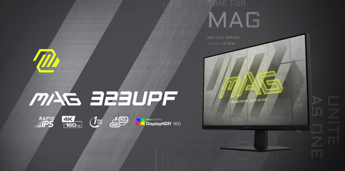 MSI MAG 323UPF - Monitor 4K con frecuencia de refresco de hasta 160 Hz, HDMI 2.1 y DisplayPort 1.4 por un precio de 800 $. MSI MAG 323UPF - Monitor 4K con frecuencia de refresco de hasta 160 Hz, HDMI 2.1 y DisplayPort 1.4 por un precio de 800 $.