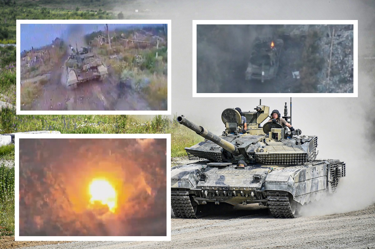 Un dron FPV ucraniano de 500 dólares ha impactado contra otro tanque ruso modernizado T-90M valorado en hasta 4,5 millones de dólares Un dron FPV ucraniano de 500 dólares ha impactado contra otro tanque ruso modernizado T-90M valorado en hasta 4,5 millones de dólares