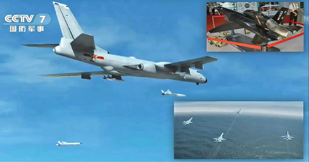 China probó el bombardero a reacción Xian H-6K, que lanza drones LJ-1 en lugar de misiles de crucero China probó el bombardero a reacción Xian H-6K, que lanza drones LJ-1 en lugar de misiles de crucero