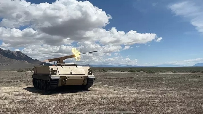 El tanque robótico de BAE Systems con misiles APKWS se prueba en Estados Unidos El tanque robótico de BAE Systems con misiles APKWS se prueba en Estados Unidos