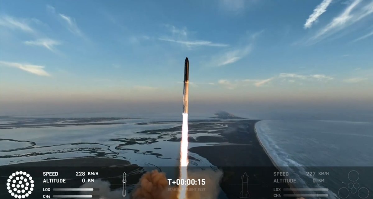SpaceX perdió la Starship 9 minutos después del despegue y el cohete Super Heavy explotó durante su descenso en el Golfo de México SpaceX perdió la Starship 9 minutos después del despegue y el cohete Super Heavy explotó durante su descenso en el Golfo de México