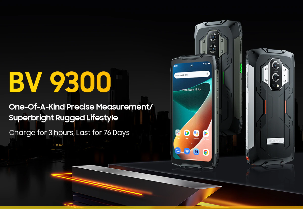 Blackview BV9300: 15.080 mAh, 21 GB de RAM, telémetro láser y funda resistente por 220 $. Blackview BV9300: 15.080 mAh, 21 GB de RAM, telémetro láser y funda resistente por 220 $.