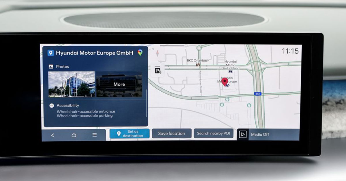 El Hyundai Ioniq 9 recibe soporte para Google Places en su pantalla Integración de Google Places en Hyundai Ioniq 9: un nuevo nivel de navegación