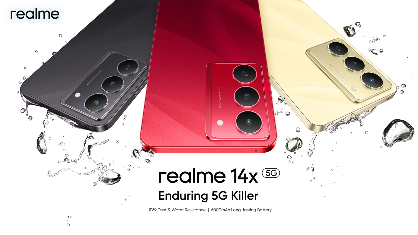 Una mirada al futuro: se anuncia el póster promocional del nuevo Realme 14x