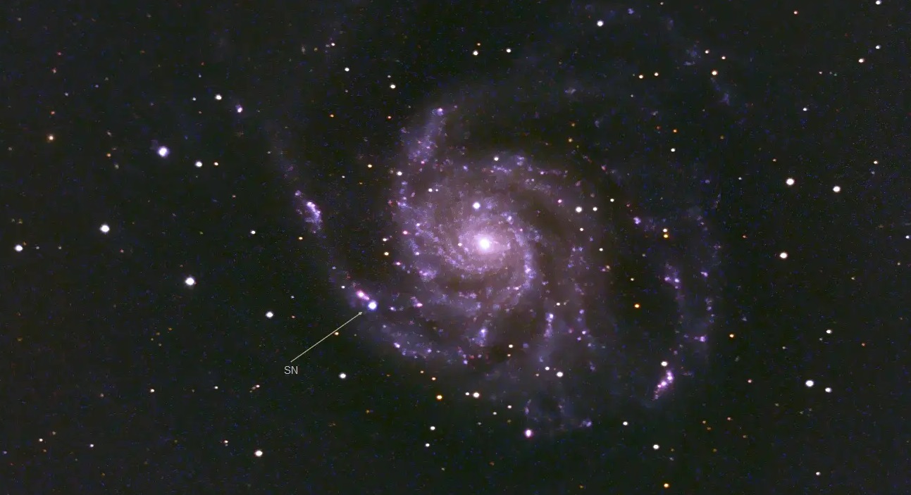 Científicos retransmiten en directo el destello de una de las supernovas más brillantes de la última década