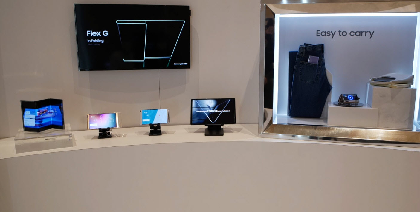 Samsung muestra Flex S, Flex G, Flex Note y Flex Slidable