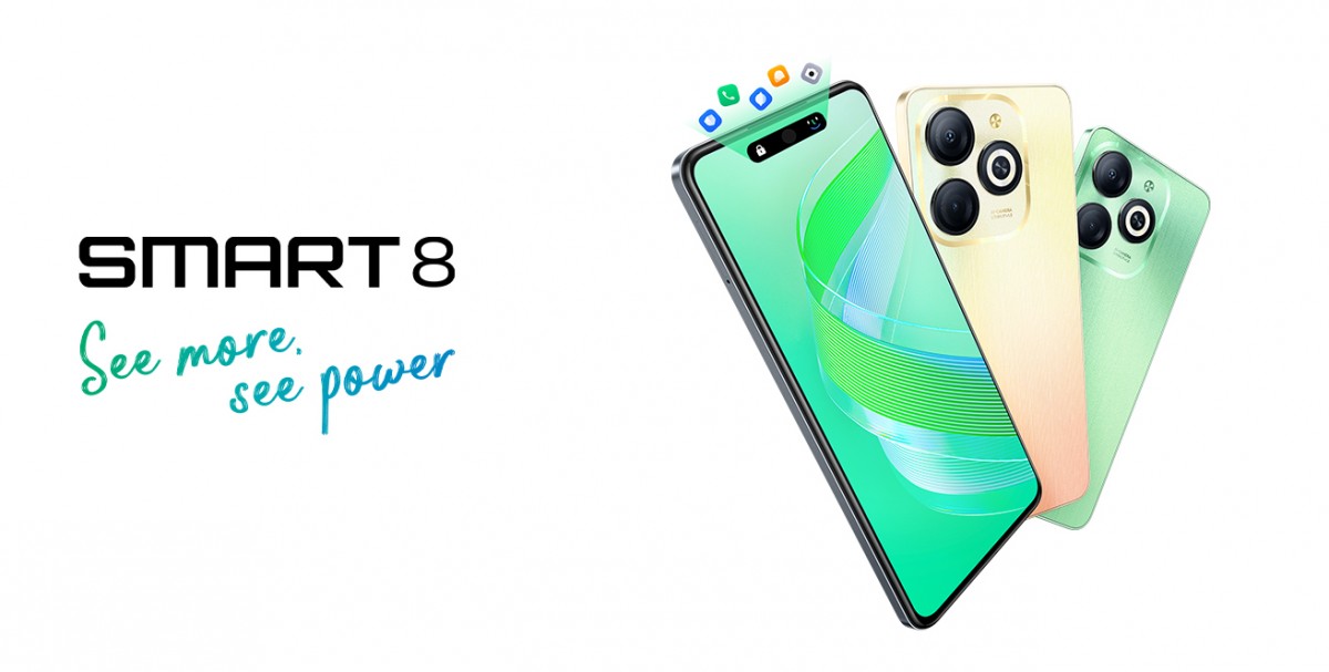 Infinix Smart 8 - UNISOC T606, pantalla LCD de 90 Hz, Android 13 y cámara de 13 MP a un precio de 100 dólares