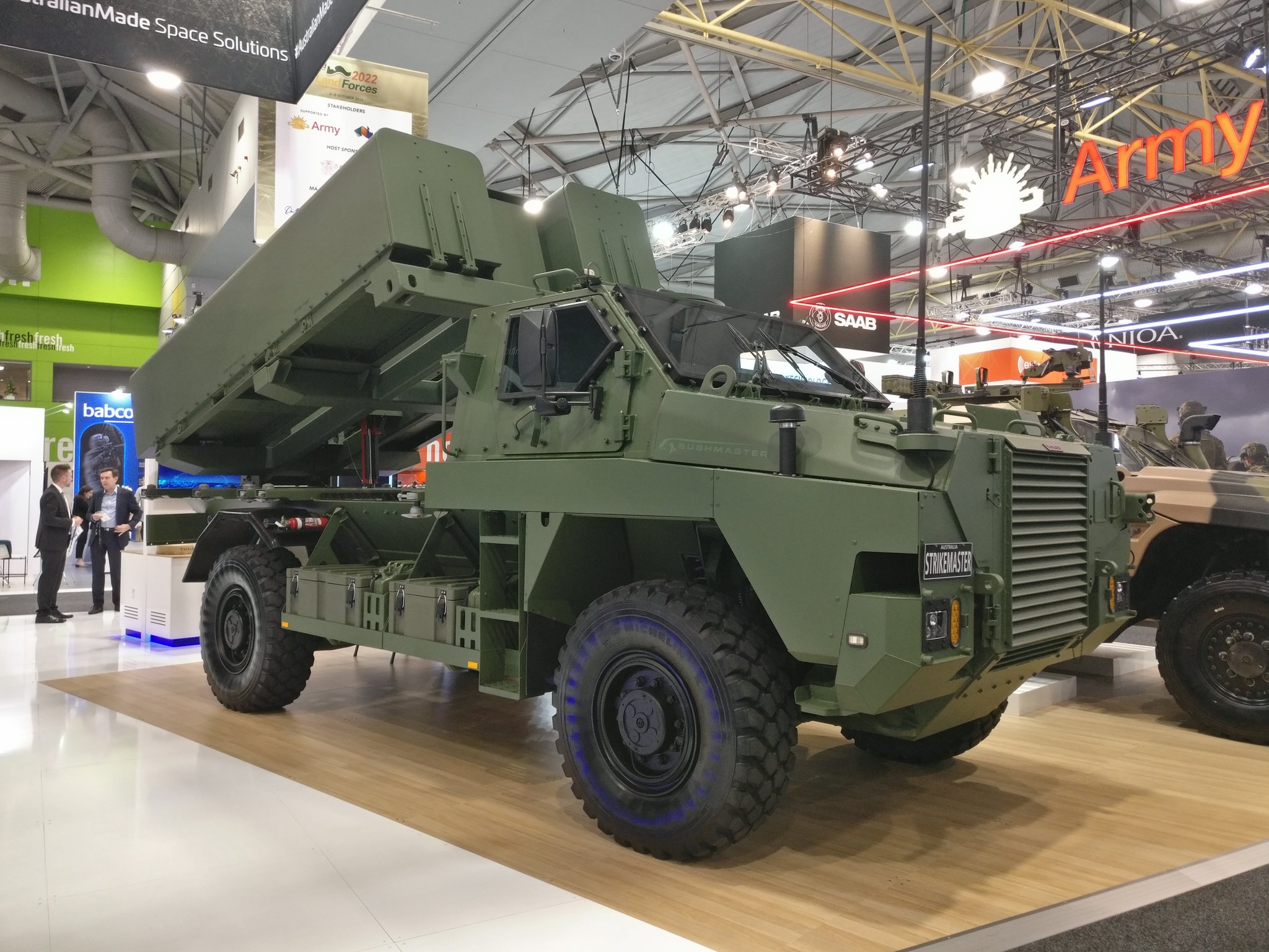 Kongsberg y Thales muestran el primer prototipo del sistema de misiles StrikeMaster para la guardia costera australiana Kongsberg y Thales muestran el primer prototipo del sistema de misiles StrikeMaster para la guardia costera australiana