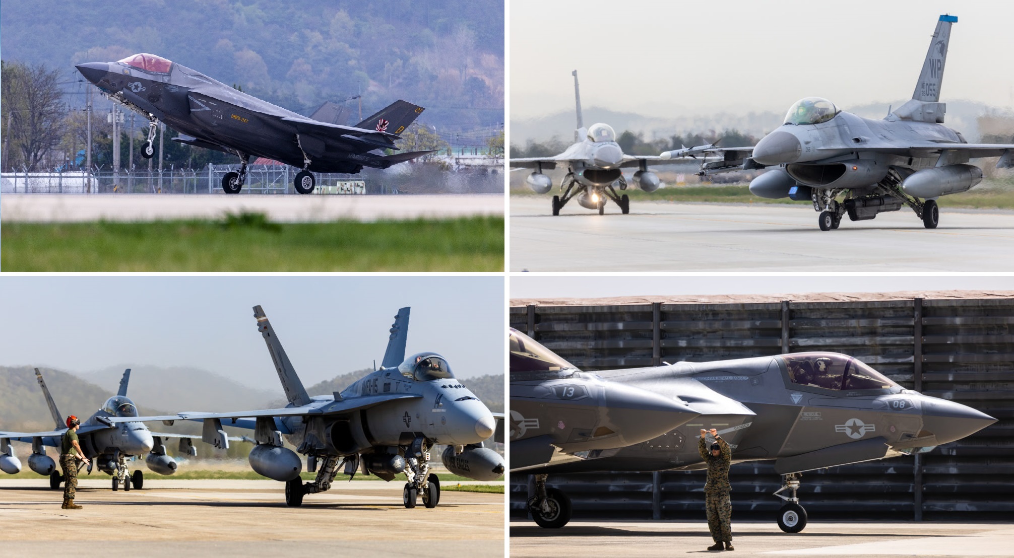 EE.UU. y Corea del Sur inician el ejercicio conjunto Korea Flying Training con cazas de quinta generación F-35 Lightning II EE.UU. y Corea del Sur inician el ejercicio conjunto Korea Flying Training con cazas de quinta generación F-35 Lightning II