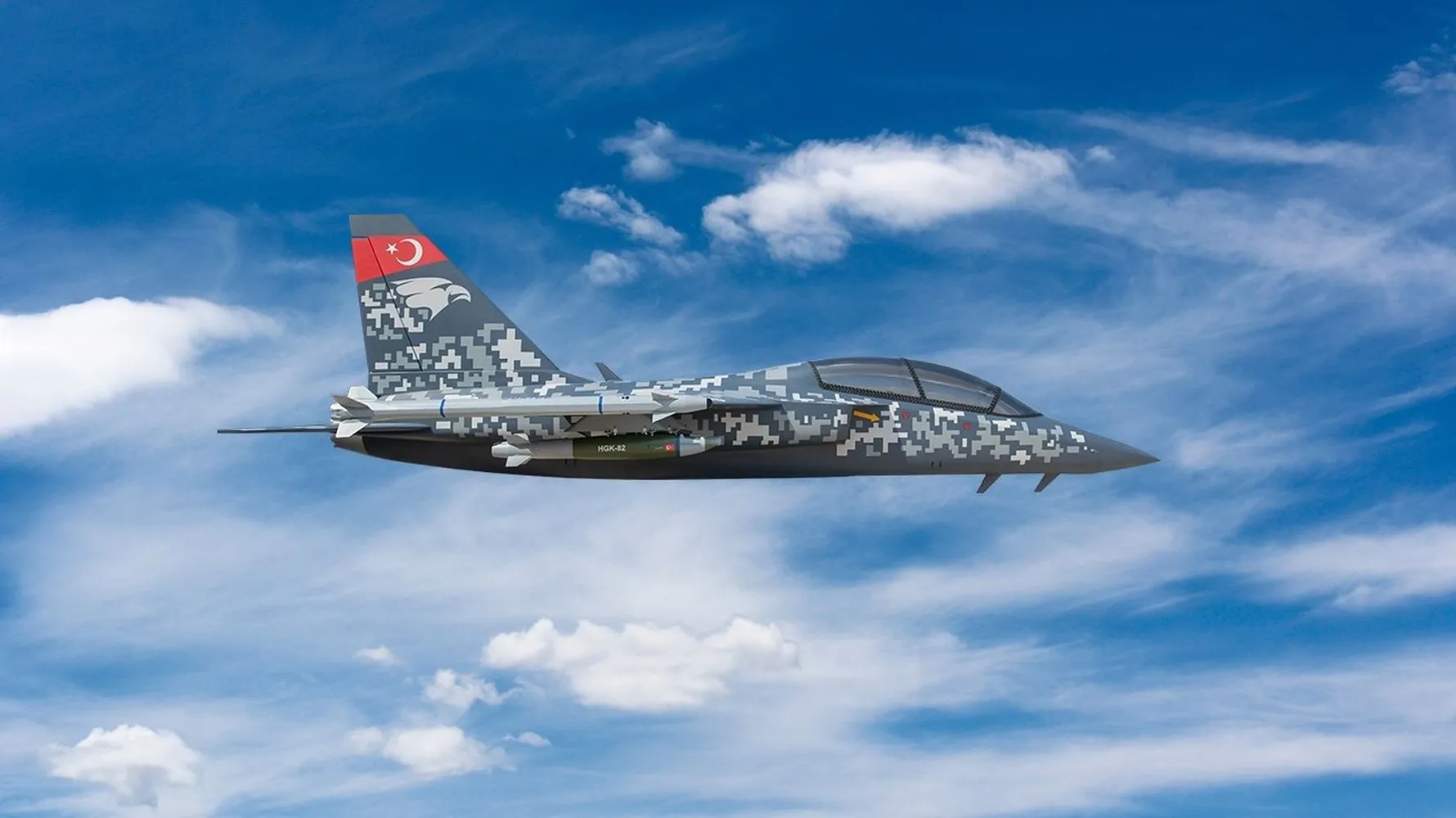 El avión de ataque ligero turco TAI Hürjet abandonó el hangar por primera vez - el avión se utilizará para el entrenamiento de pilotos de F-35 y TAI-TF-X El avión de ataque ligero turco TAI Hürjet abandonó el hangar por primera vez - el avión se utilizará para el entrenamiento de pilotos de F-35 y TAI-TF-X