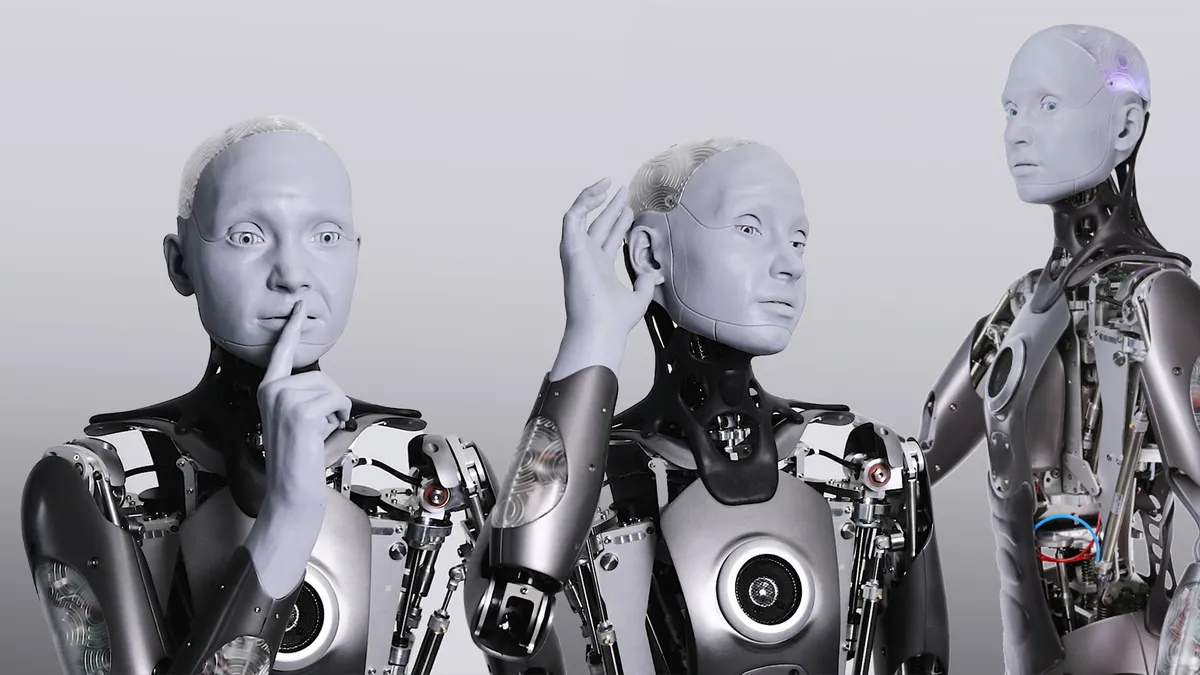 Ameca, un robot humanoide, aprende a mostrar 12 tipos de emociones Ameca, un robot humanoide, aprende a mostrar 12 tipos de emociones