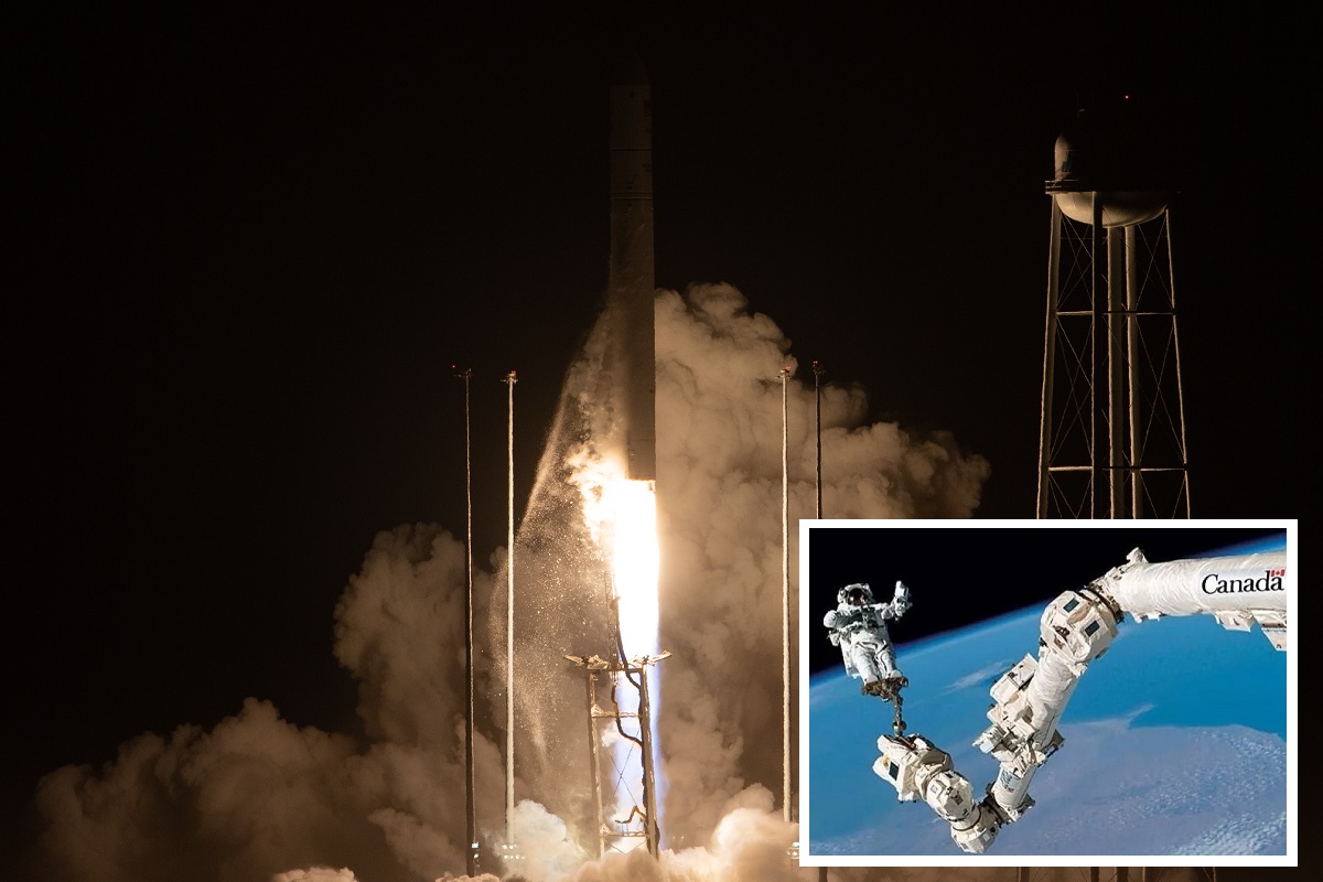 Northrop Grumman y la NASA enviaron la nave Cygnus a la ISS, que se acoplará al módulo Unity mediante el robot Canadarm-2 Northrop Grumman y la NASA enviaron la nave Cygnus a la ISS, que se acoplará al módulo Unity mediante el robot Canadarm-2