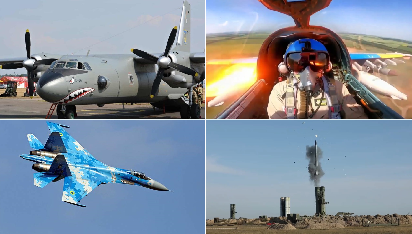 Sistemas de defensa aérea S-300, cazas Su-27, helicópteros Mi-8 y drones Bayraktar TB2 en acción: un espectacular vídeo para el Día del Ejército del Aire en Ucrania Sistemas de defensa aérea S-300, cazas Su-27, helicópteros Mi-8 y drones Bayraktar TB2 en acción: un espectacular vídeo para el Día del Ejército del Aire en Ucrania