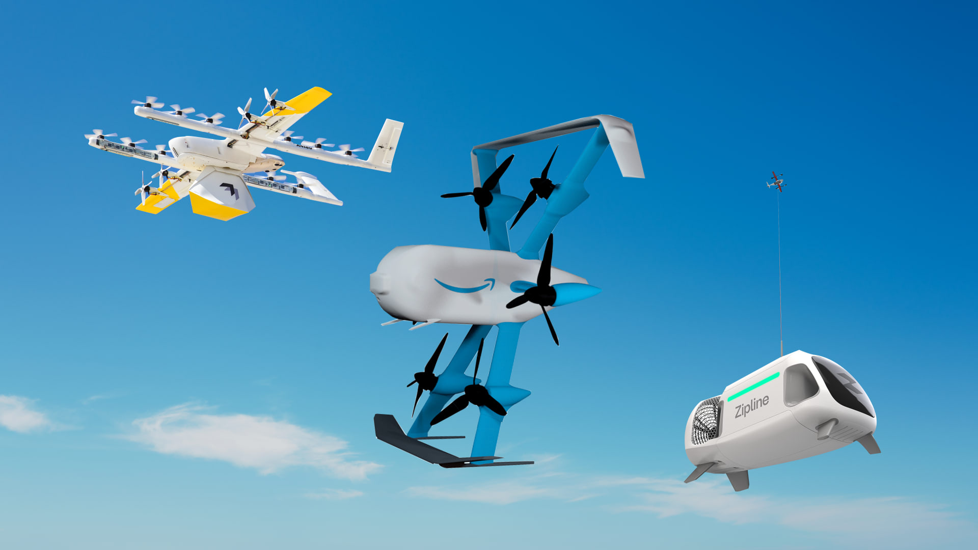 Amazon aumentará su área de reparto con drones con la nueva tecnología BVLOS Amazon aumentará su área de reparto con drones con la nueva tecnología BVLOS