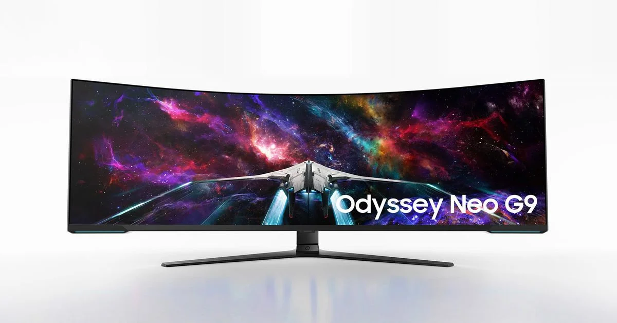 El monitor curvo gigante Samsung Odyssey Neo G9 con frecuencia de refresco de 240 Hz y 57" de diagonal saldrá a la venta a finales de agosto El monitor curvo gigante Samsung Odyssey Neo G9 con frecuencia de refresco de 240 Hz y 57" de diagonal saldrá a la venta a finales de agosto