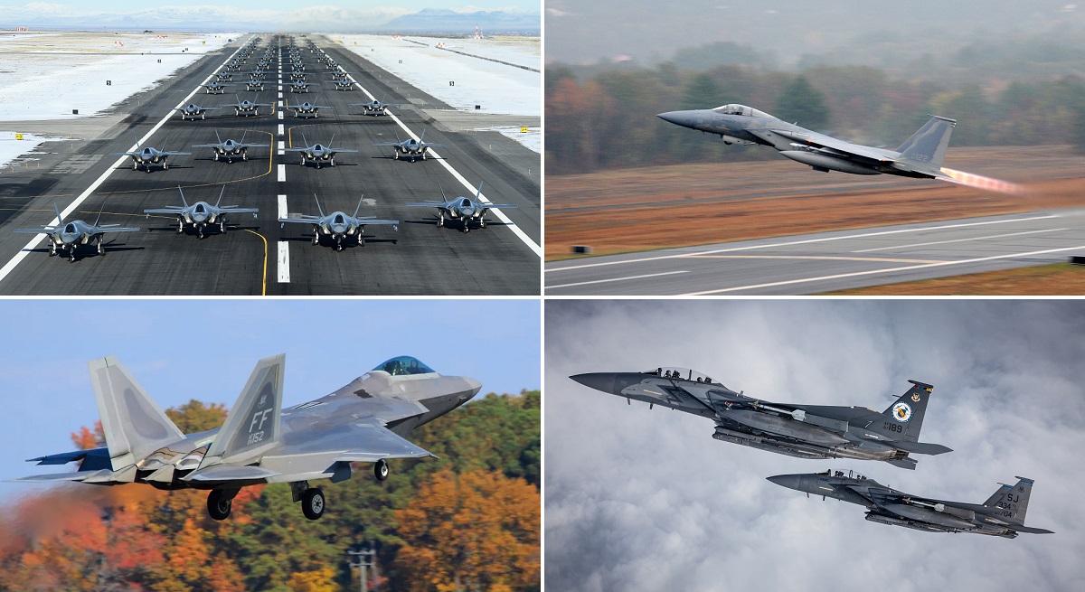 El F-35 Lightning II, el F-22 Raptor, el F-15E Strike Eagle y el F-15 Eagle participarán en el primer ejercicio Guillermo Tell en 19 años El F-35 Lightning II, el F-22 Raptor, el F-15E Strike Eagle y el F-15 Eagle participarán en el primer ejercicio Guillermo Tell en 19 años