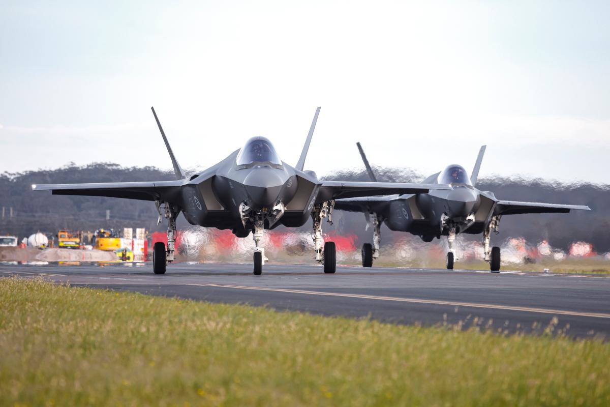 La Real Fuerza Aérea Australiana recibió cuatro cazas de quinta generación F-35A Lightning II La Real Fuerza Aérea Australiana recibió cuatro cazas de quinta generación F-35A Lightning II