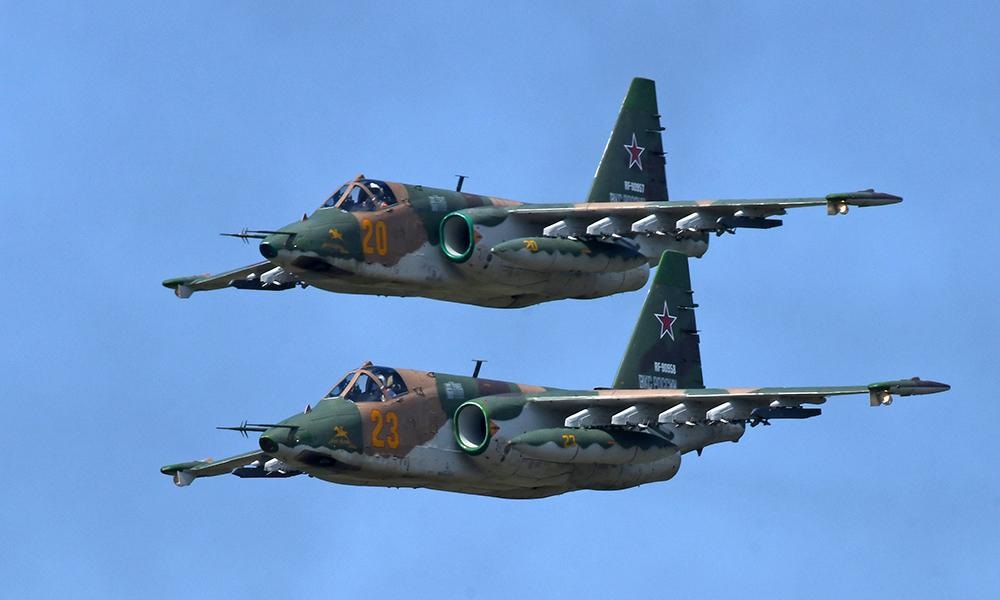 La Guardia Nacional ucraniana derriba dos aviones de ataque rusos Su-25 La Guardia Nacional ucraniana derriba dos aviones de ataque rusos Su-25