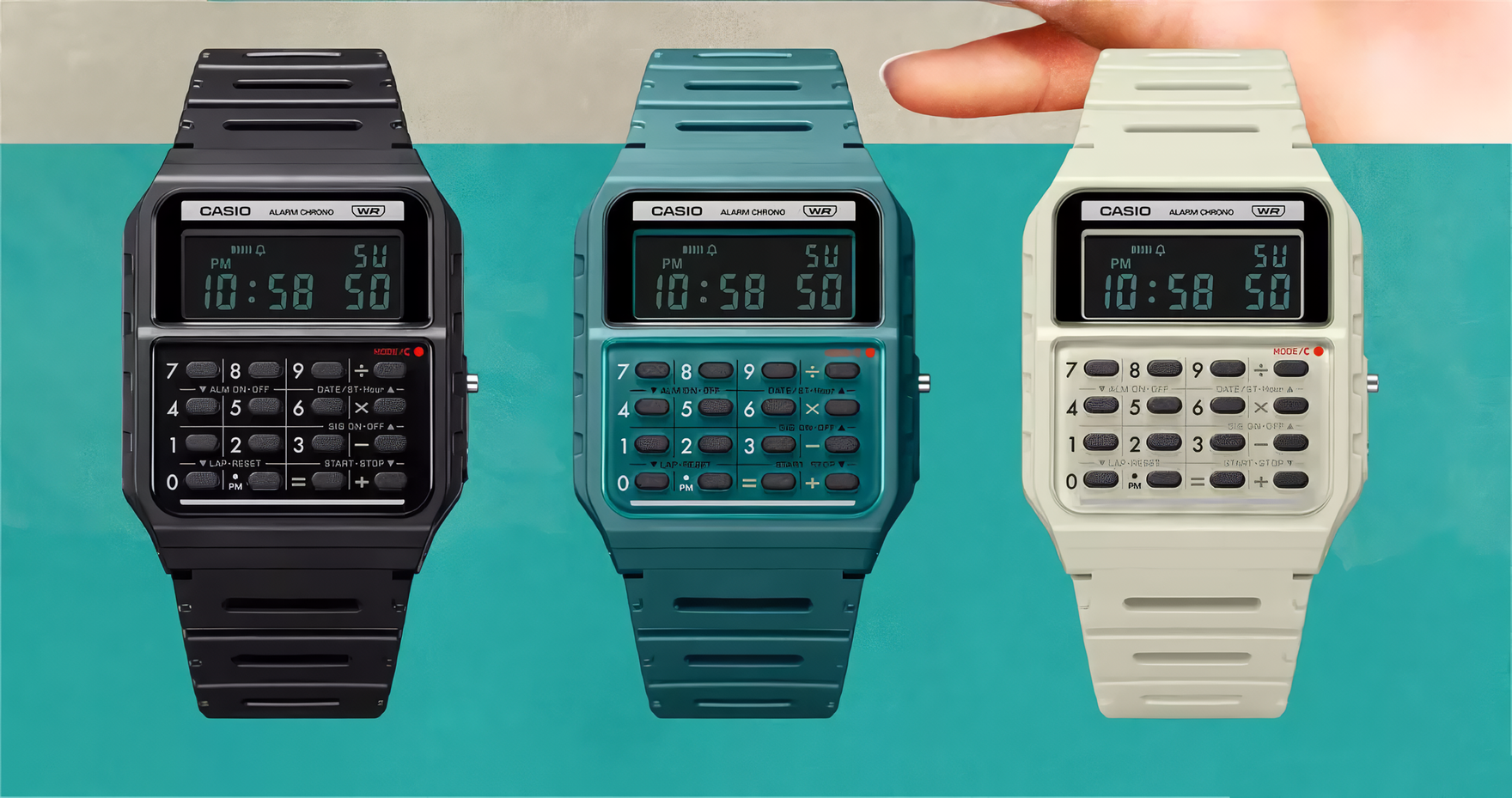 Regreso a los años 70: Se presenta el nuevo reloj de Casio con funciones de calculadora al estilo de la primera calculadora Casio Mini