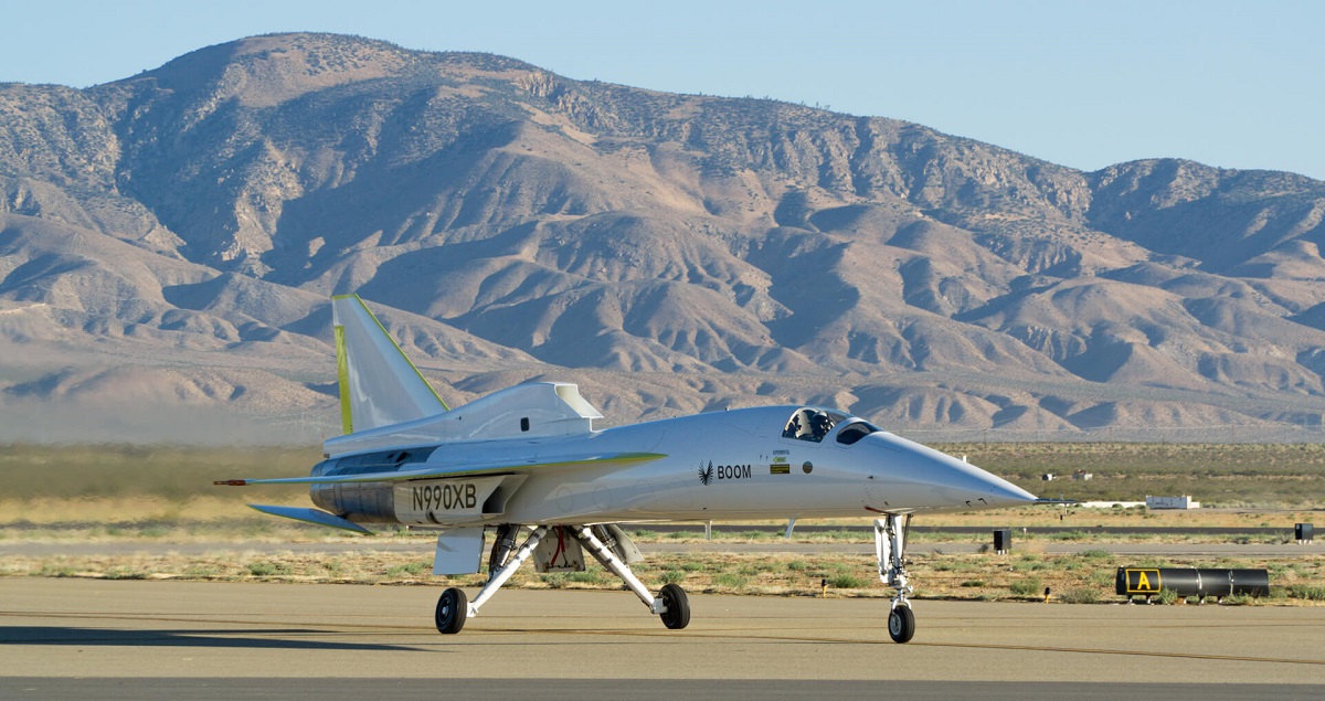 Boom Supersonic ha iniciado las pruebas de rodaje de su prototipo de avión supersónico Overture, que podrá alcanzar velocidades de más de 2.000 km/h. Boom Supersonic ha iniciado las pruebas de rodaje de su prototipo de avión supersónico Overture, que podrá alcanzar velocidades de más de 2.000 km/h.