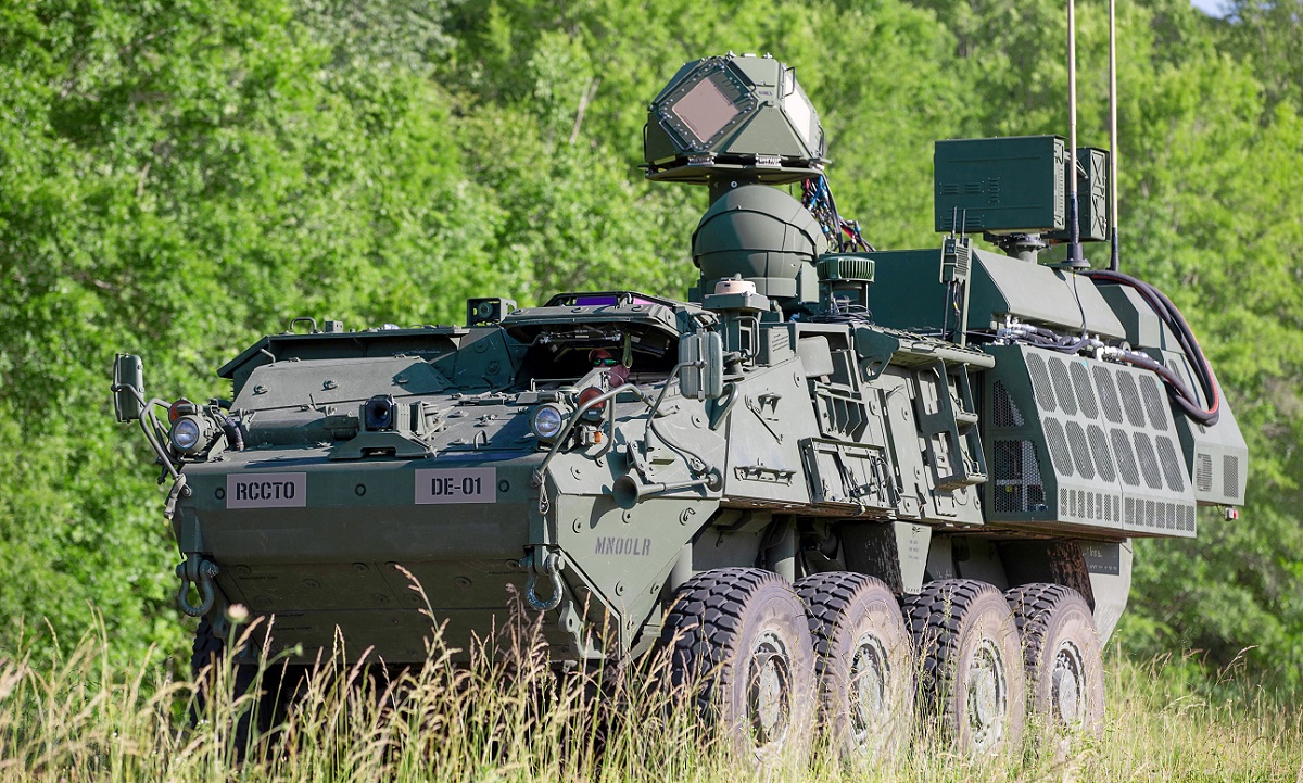 Los vehículos blindados de transporte de tropas Stryker recibirán un arma láser DE M-SHORAD de 50 W para destruir misiles, aviones, helicópteros y drones. Los vehículos blindados de transporte de tropas Stryker recibirán un arma láser DE M-SHORAD de 50 W para destruir misiles, aviones, helicópteros y drones.