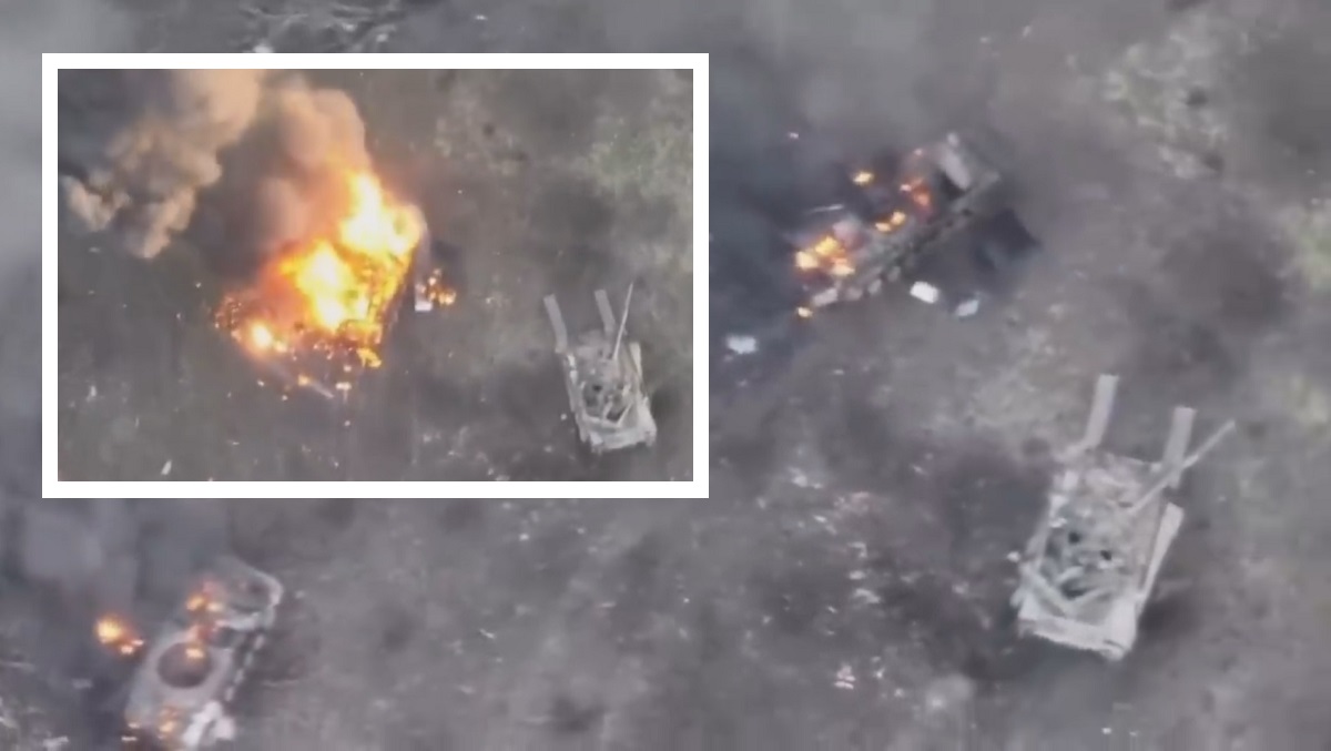 Las fuerzas ucranianas destruyeron dos tanques rusos T-80BV y dos vehículos de combate de infantería en una sola batalla