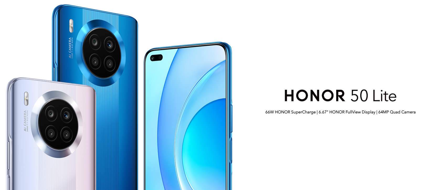 Honor 50 Lite - Servicios de Google, carga de 66W y cámara de 64MP por 299 euros Honor 50 Lite - Servicios de Google, carga de 66W y cámara de 64MP por 299 euros