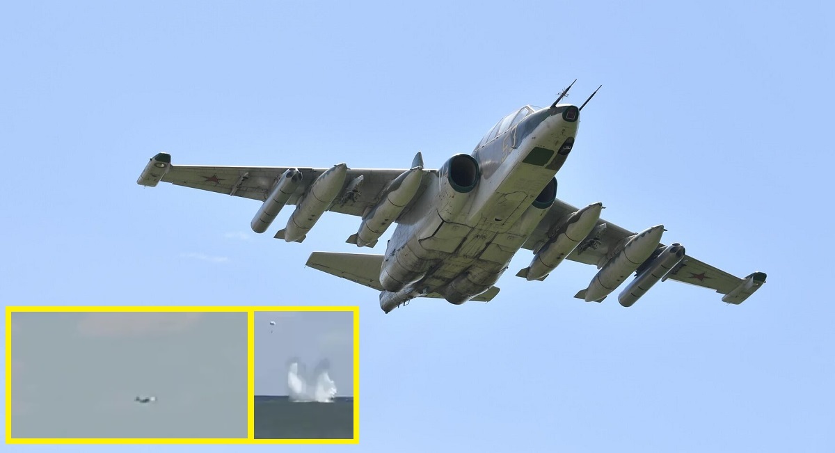 Un avión blindado de ataque ruso Su-25 cayó al Mar de Azov por un fallo del motor (vídeo) Un avión blindado de ataque ruso Su-25 cayó al Mar de Azov por un fallo del motor (vídeo)
