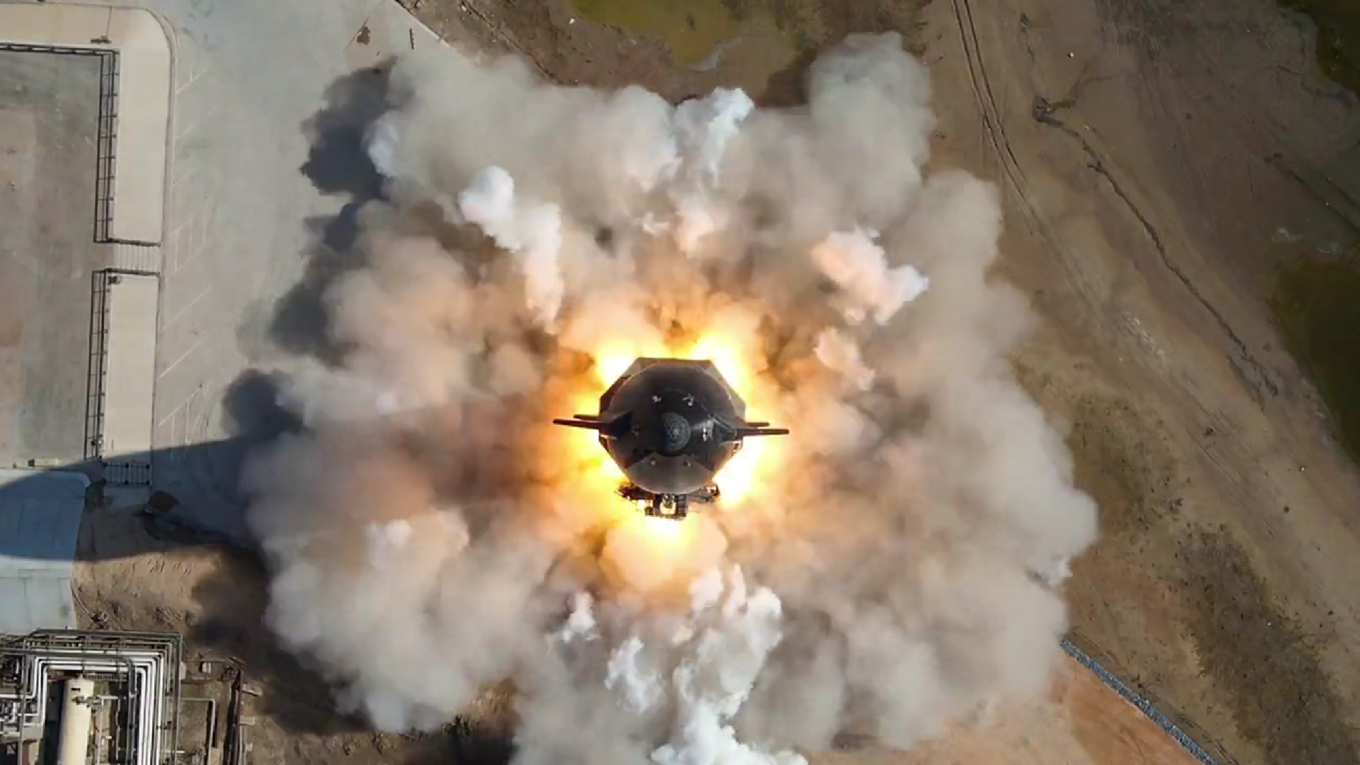 SpaceX ha realizado una prueba estática de la Starship, que irá a la Luna en 2025 SpaceX ha realizado una prueba estática de la Starship, que irá a la Luna en 2025