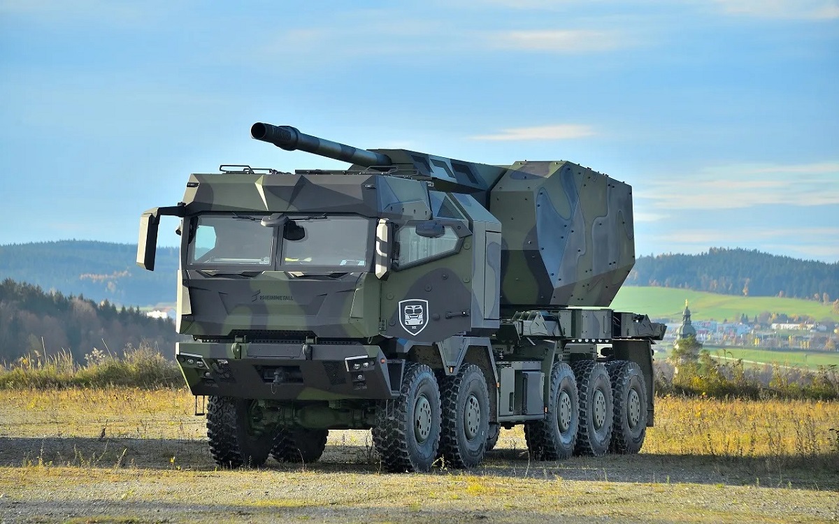 Rheinmetall y Elbit Systems realizan pruebas de tiro de un obús sobre ruedas altamente automatizado con cañón L52 de 155 mm y chasis RMMV HX 10x10 Rheinmetall y Elbit Systems realizan pruebas de tiro de un obús sobre ruedas altamente automatizado con cañón L52 de 155 mm y chasis RMMV HX 10x10