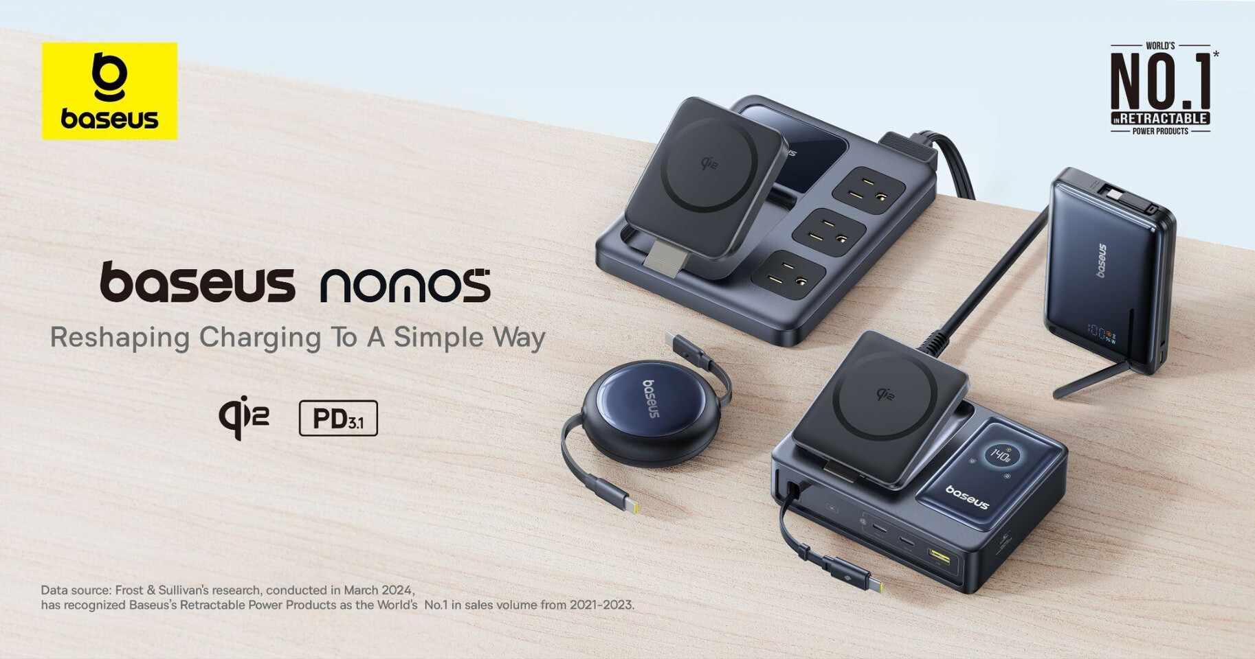 Baseus presenta el nuevo Nomos Power Bank de 10.000 mAh con carga inalámbrica y cable USB-C Baseus presenta el nuevo Nomos Power Bank de 10.000 mAh con carga inalámbrica y cable USB-C