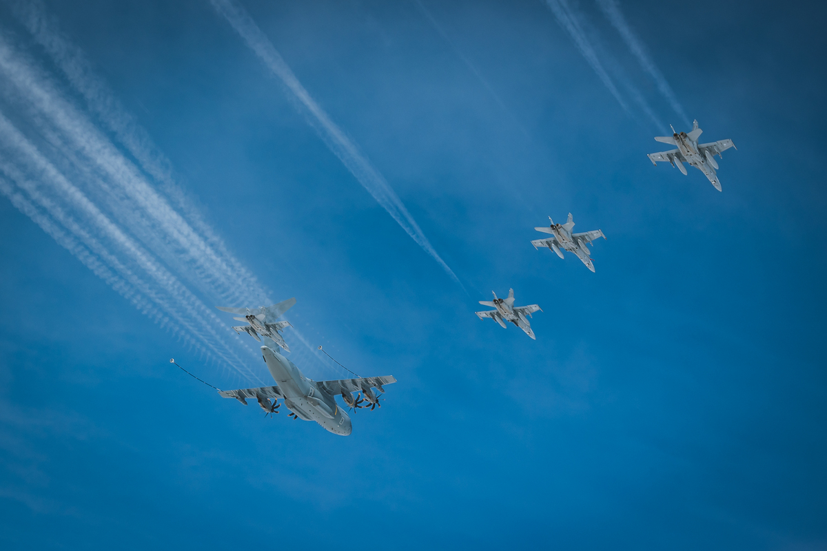 F-35A, Typhoon, F/A-18, F-15E, Rafale y F-16 participan en un ejercicio conjunto OTAN-Finlandia en Europa F-35A, Typhoon, F/A-18, F-15E, Rafale y F-16 participan en un ejercicio conjunto OTAN-Finlandia en Europa
