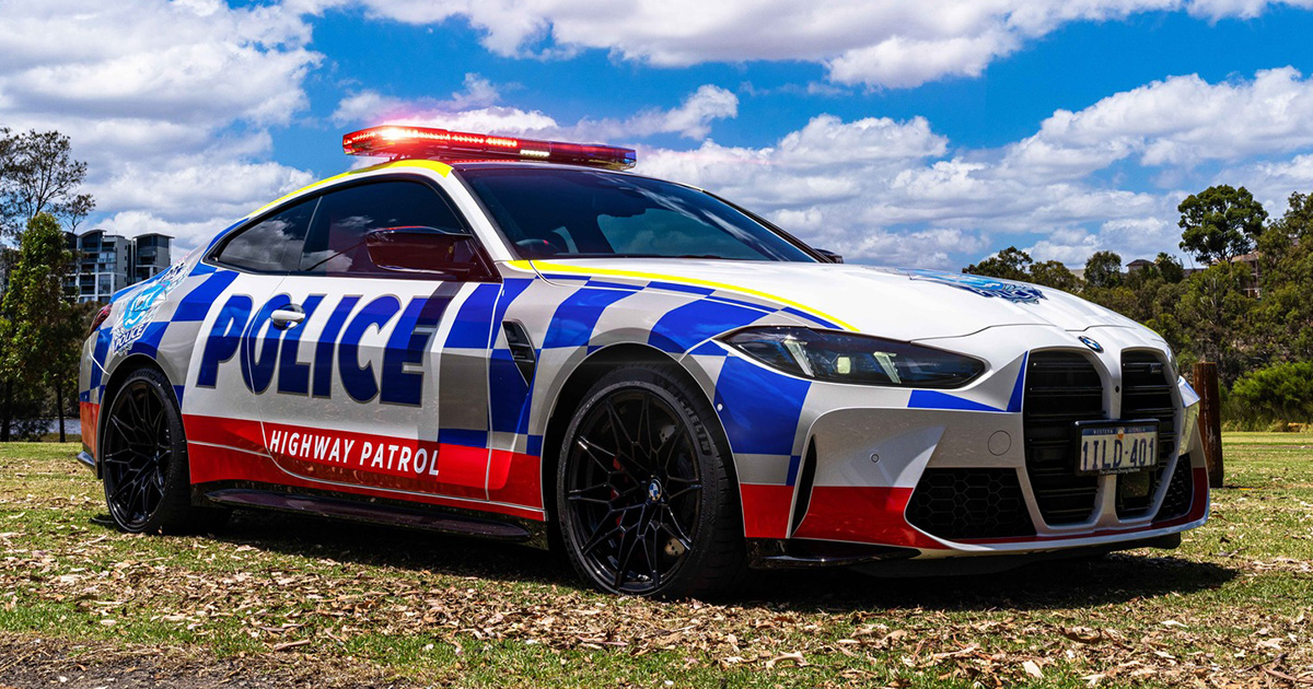 El BMW M4 Competition se pone el uniforme: Coupé exclusivo para el Servicio de Patrulla de Carreteras de Australia Occidental.