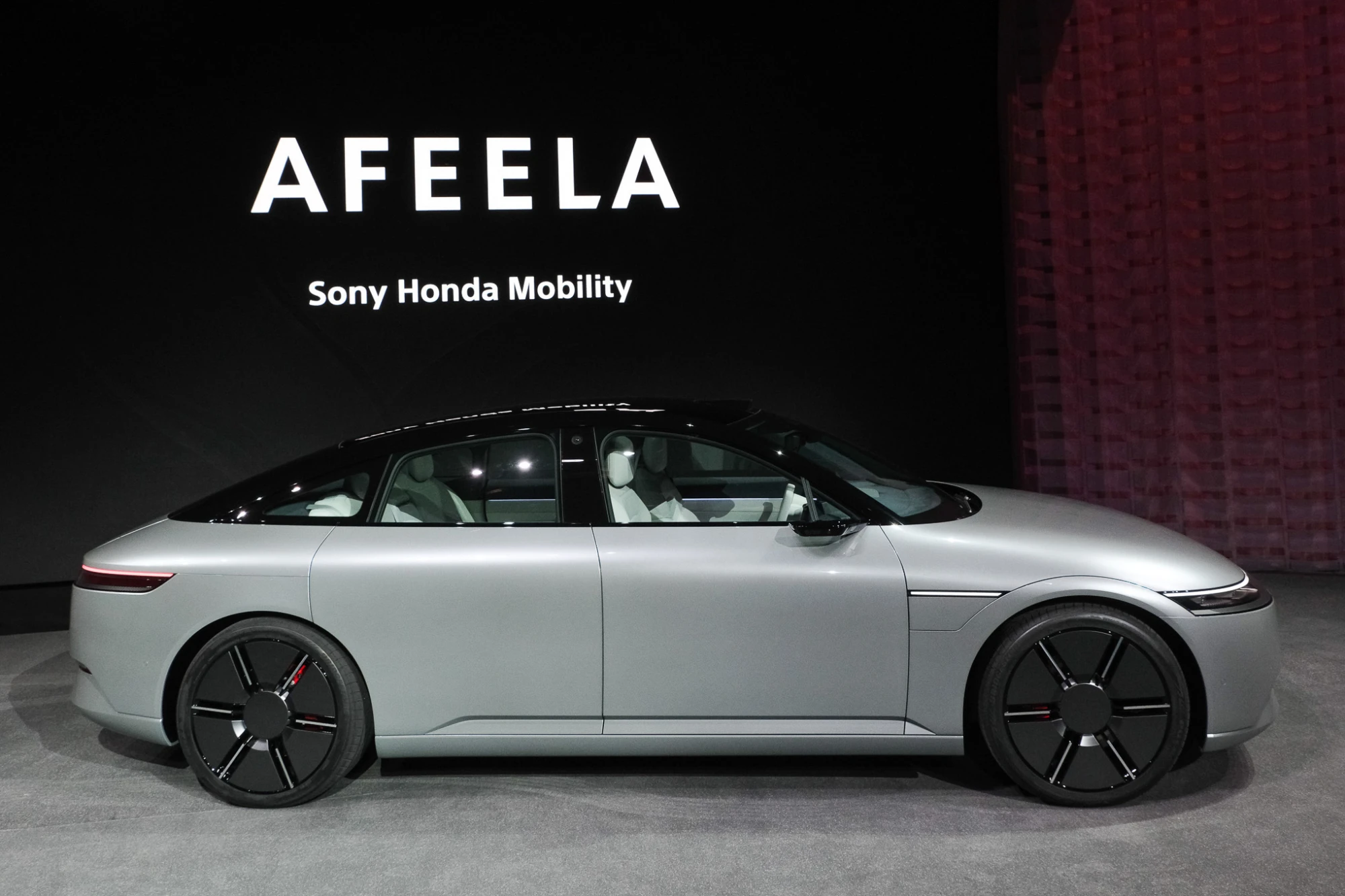 Sony mostró un prototipo del coche Afeela, que aparecerá en 2026