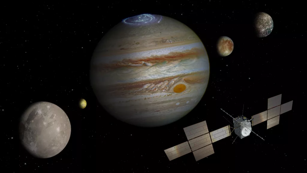 La ESA enviará la estación interplanetaria JUICE, valorada en 1.600 millones de dólares, en un histórico viaje de ocho años a Júpiter La ESA enviará la estación interplanetaria JUICE, valorada en 1.600 millones de dólares, en un histórico viaje de ocho años a Júpiter