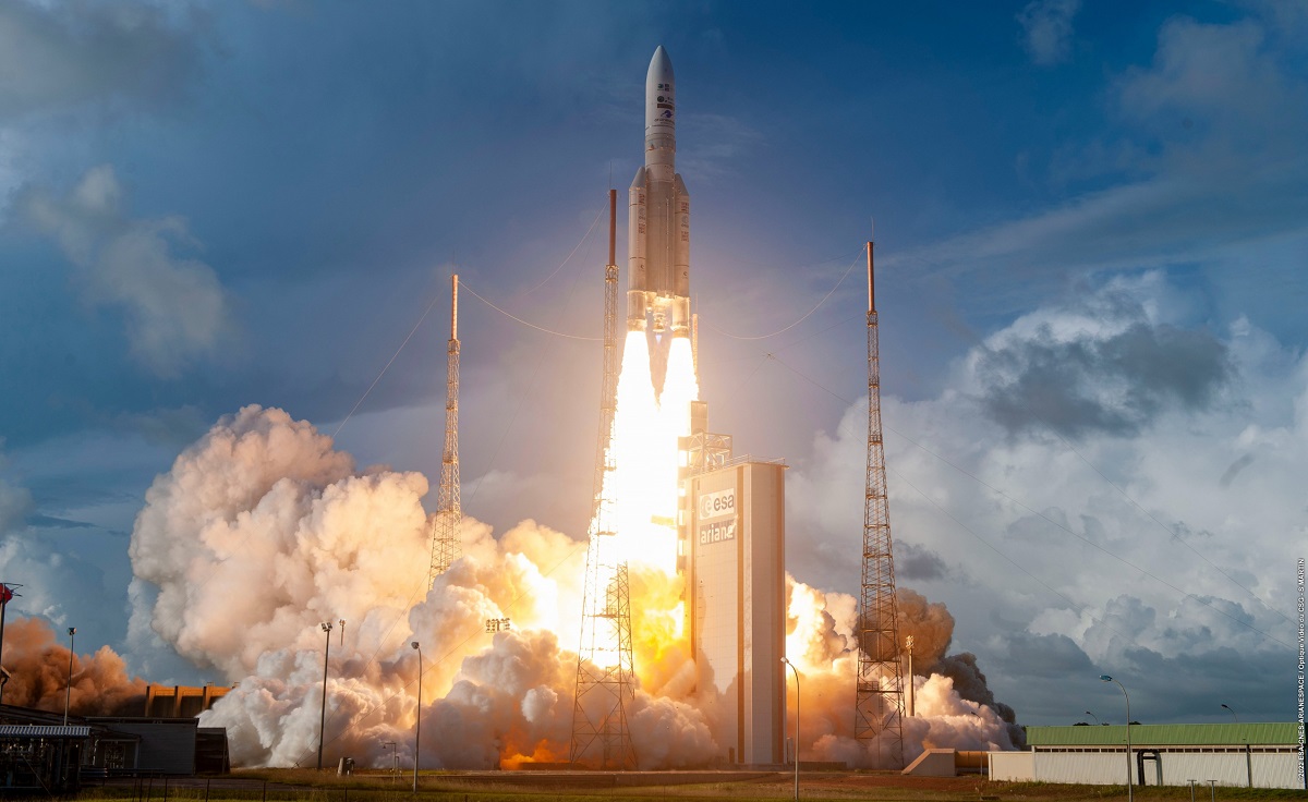 Mañana será el último lanzamiento de Ariane 5, que ha enviado 116 misiones al espacio desde 1996. Mañana será el último lanzamiento de Ariane 5, que ha enviado 116 misiones al espacio desde 1996.