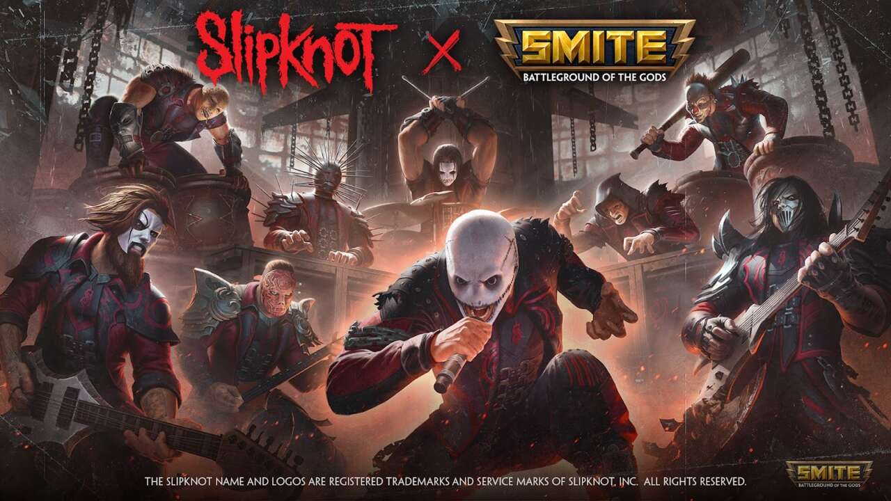 El crossover de Smite con la banda de metal Slipknot comenzará en mayo El crossover de Smite con la banda de metal Slipknot comenzará en mayo