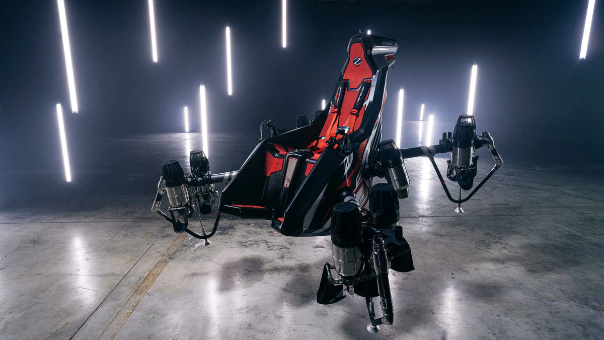 Zapata JetRacer: un dron tripulado con motores turborreactores y velocidades de hasta 250 km/h Zapata JetRacer: un dron tripulado con motores turborreactores y velocidades de hasta 250 km/h