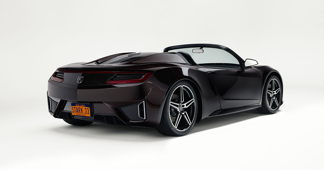 El icónico Acura NSX: El coche de Los Vengadores del Universo Marvel