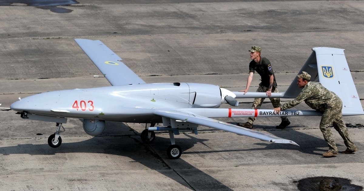 Ucrania recibe el quinto dron Bayraktar TB2 gratuito en un mes Ucrania recibe el quinto dron Bayraktar TB2 gratuito en un mes