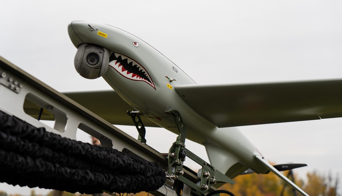 Ukrspecsystems ha modernizado el dron de reconocimiento ucraniano SHARK, aumentando su alcance a 80 km. Ukrspecsystems ha modernizado el dron de reconocimiento ucraniano SHARK, aumentando su alcance a 80 km.